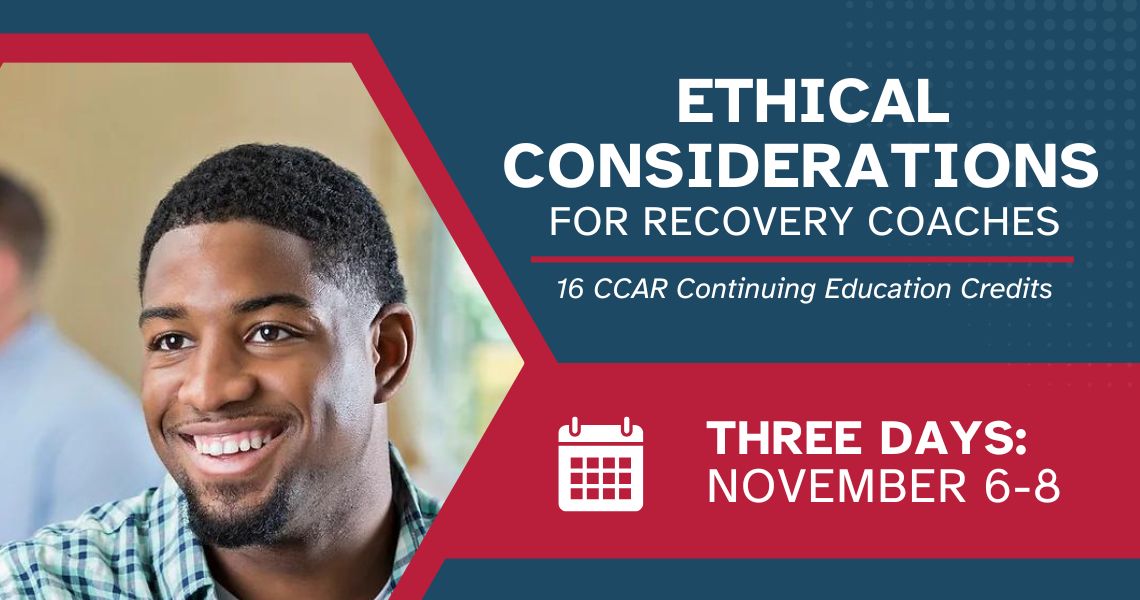 Register for Ethical Considerations for Recovery Coaches Training